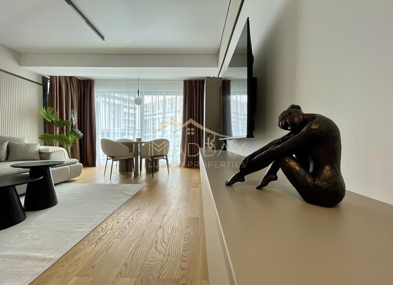 Apartament cu 2 camere, mobilat în Barbu Văcărescu