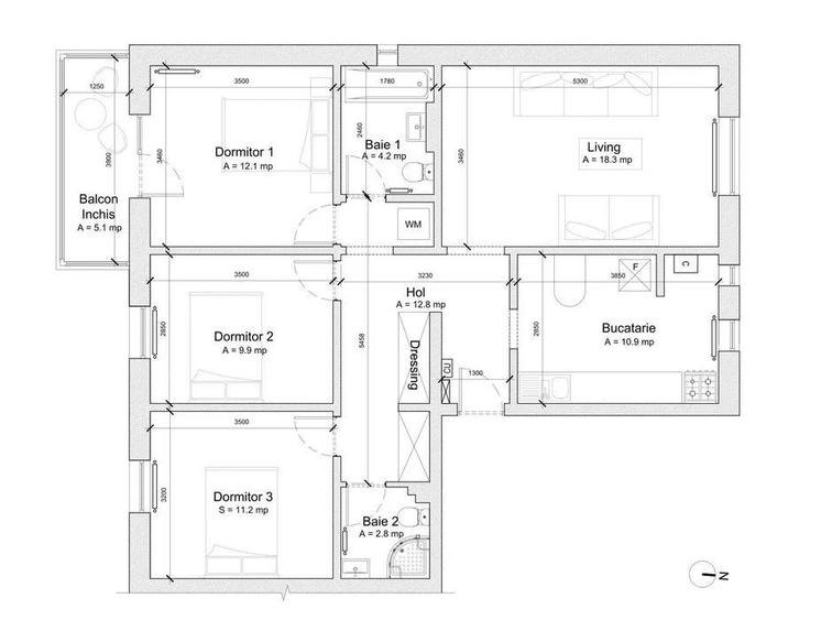 Apartament cu 4 camere, mobilat în Delfinariu
