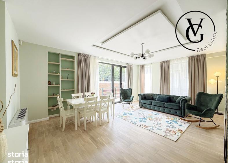 Apartament cu 4 camere semidecomandat în Pipera