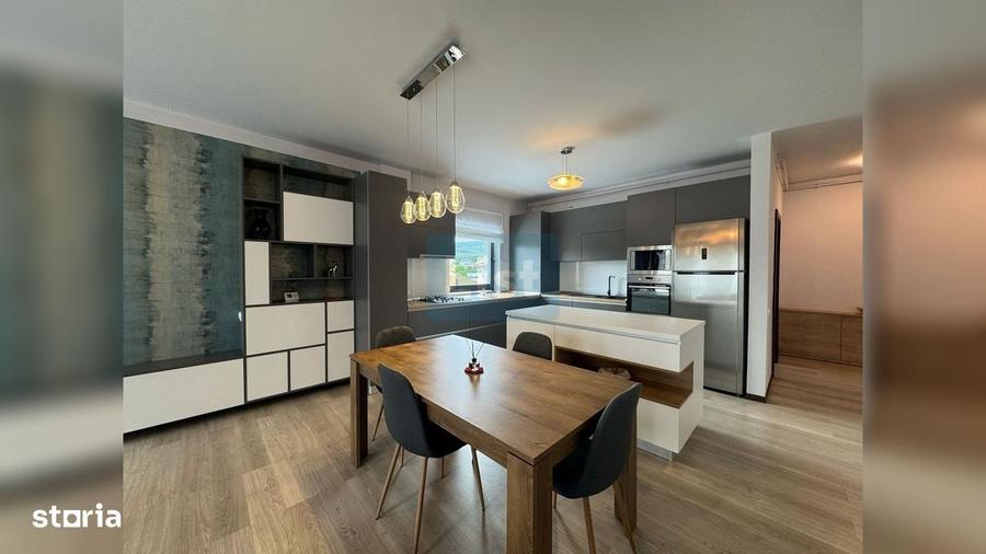 Apartament cu 3 camere, mobilat în Borhanci