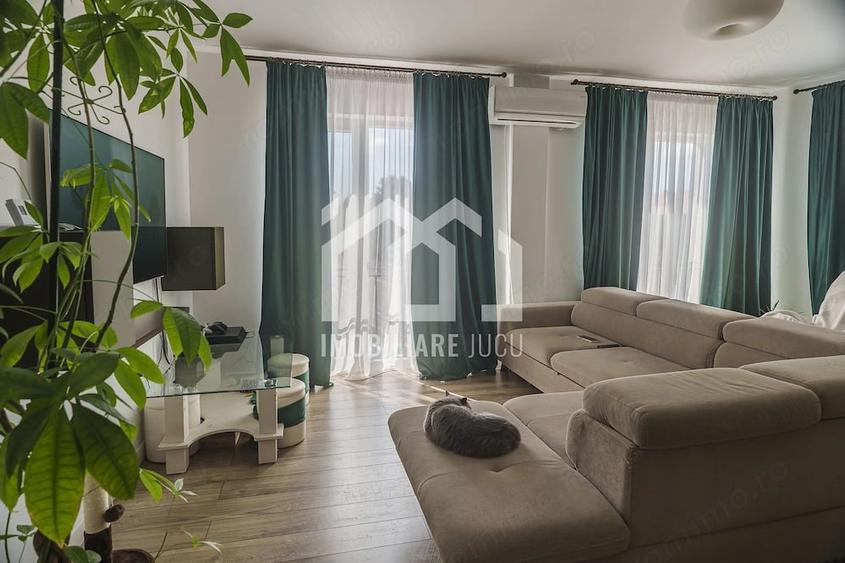 Apartament cu 2 camere semidecomandat în Jucu
