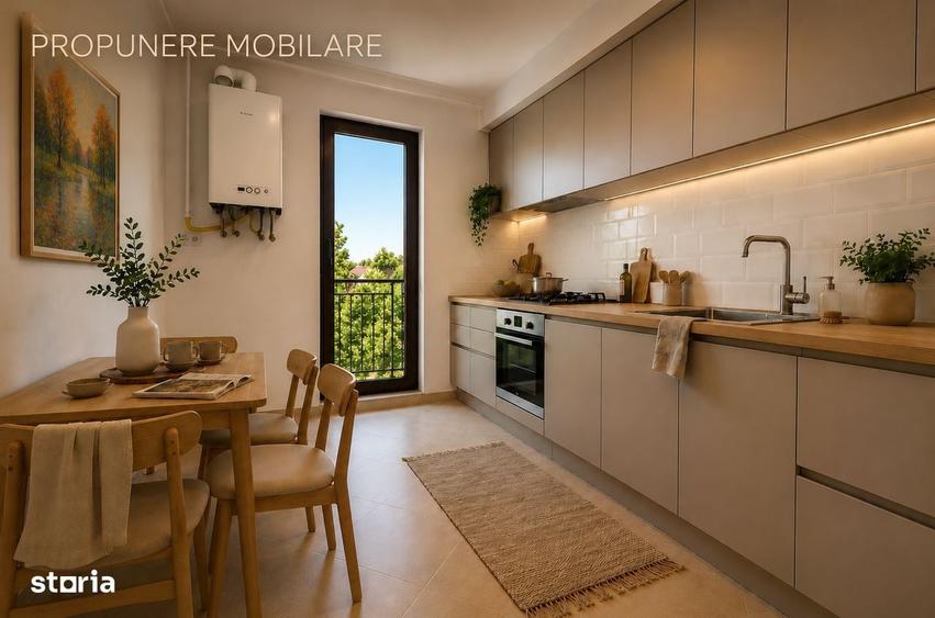 Apartament cu 2 camere decomandat în Lunca Cetățuii