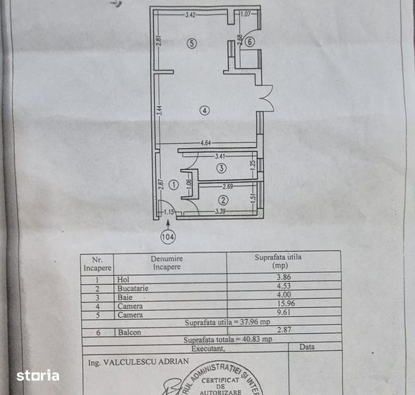 KM 4-5 - Spatiu comercial | Apartament 2 camere - 2