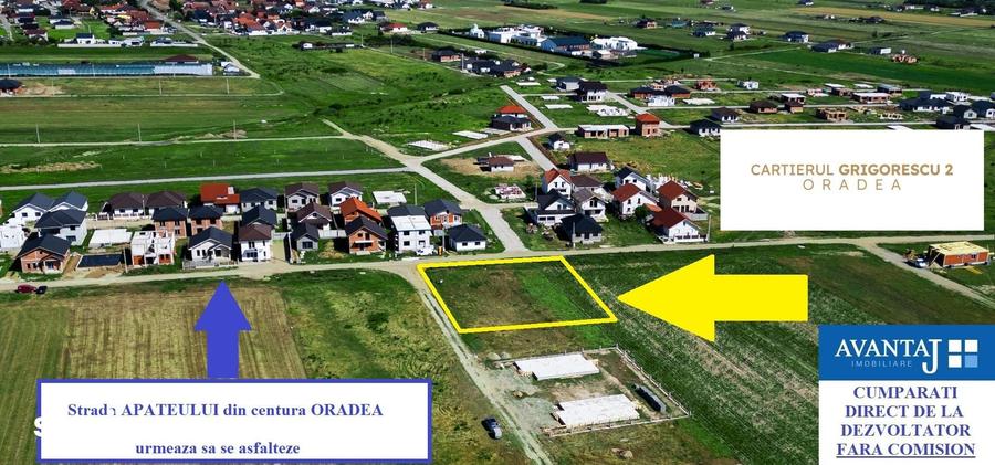 Teren de 520 mp, în Centura