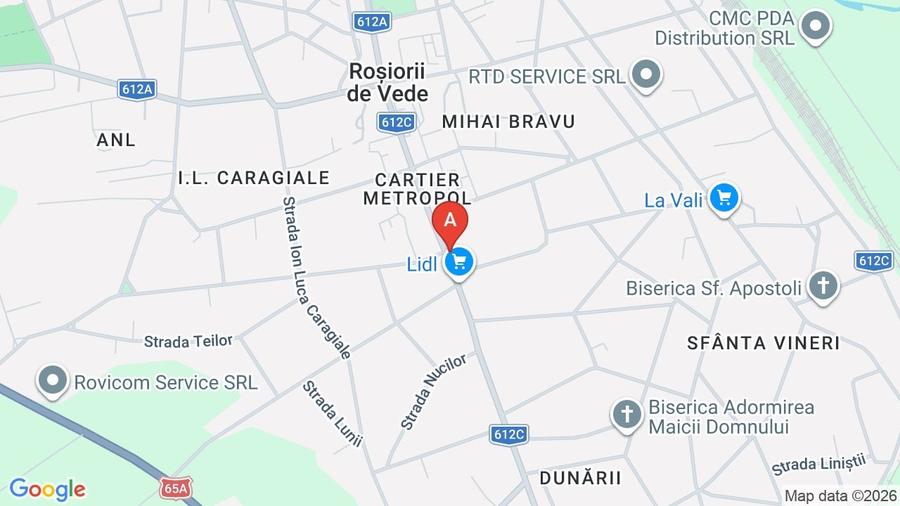 Apartament cu 2 camere decomandat, mobilat în Central