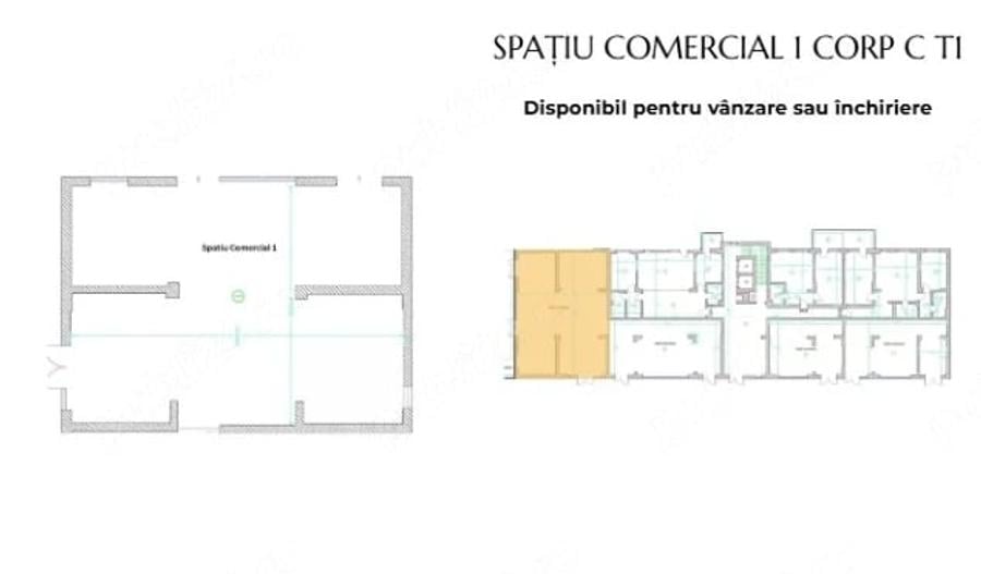 Spațiu comercial, de 159 mp, în Păcii