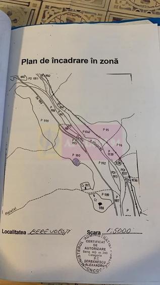 Teren Construcții extravilan de 834 mp, în Berevoești