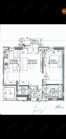 Apartament cu 2 camere semidecomandat în Libertății