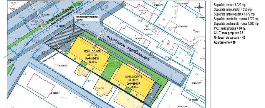 Teren Construcții intravilan de 2034 mp, în Militari