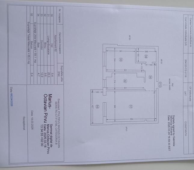 Apartament cu 3 camere decomandat în Energia