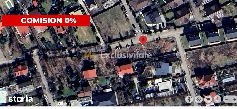 Teren de 1217 mp, în Corbeanca