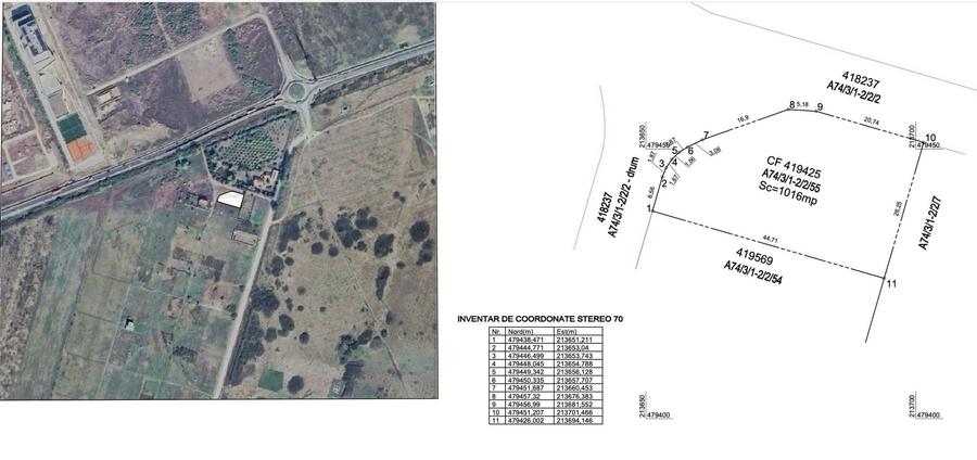 Teren intravilan 1.016 mp  lângă UMFT Ghiroda - 3