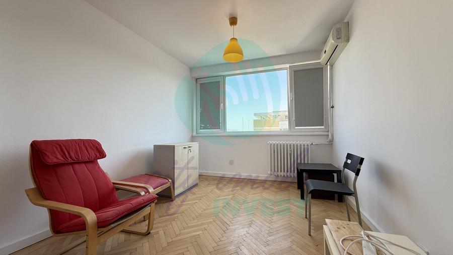 Apartament cu 3 camere semidecomandat, mobilat în Iancului