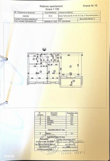 Apartament cu 2 camere decomandat, mobilat în Ozana