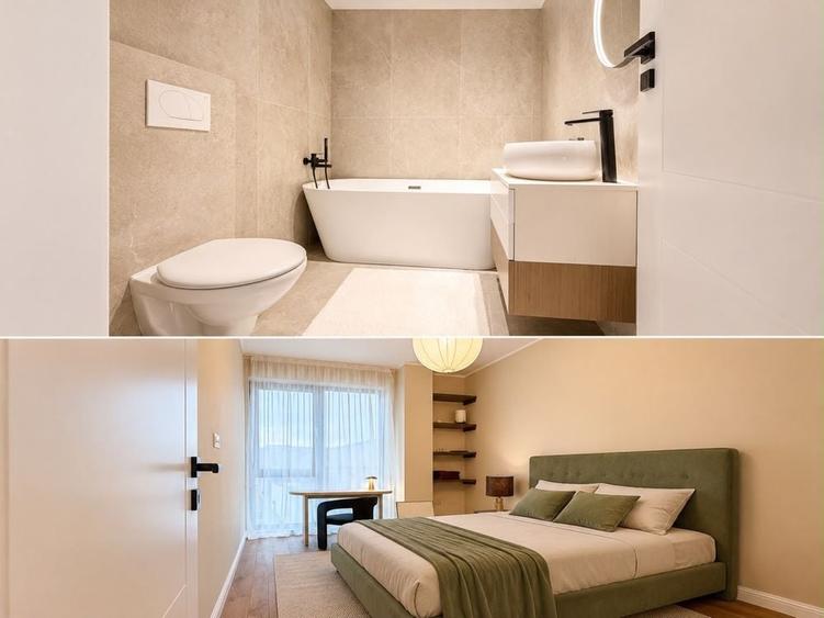Apartament cu 3 camere semidecomandat în Exterior Vest