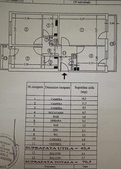 Apartament cu 3 camere decomandat, mobilat în Dristor