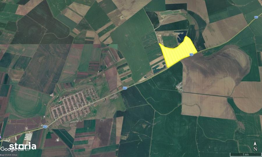48 ha teren la iesire din Horia, zona de balastiere - 4