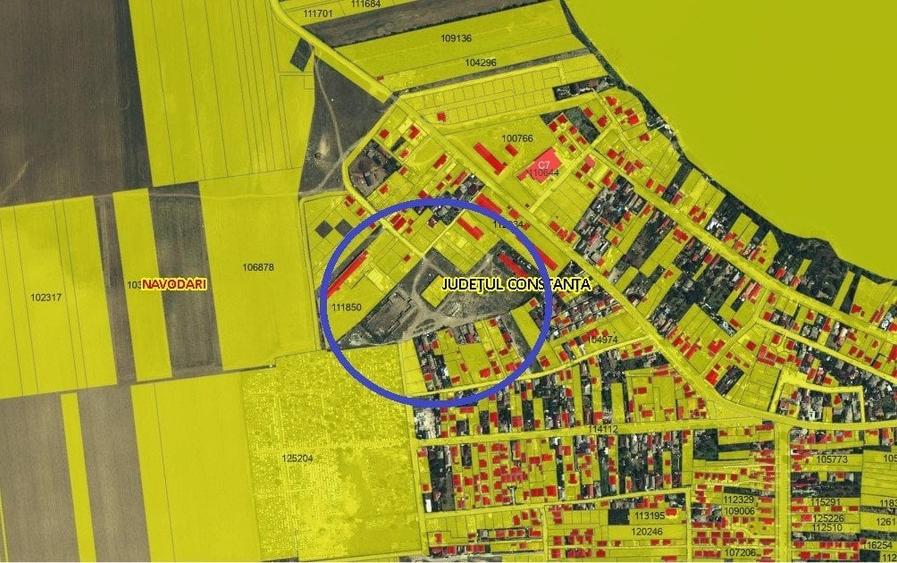 Teren Construcții intravilan de 10549 mp, în Exterior Vest