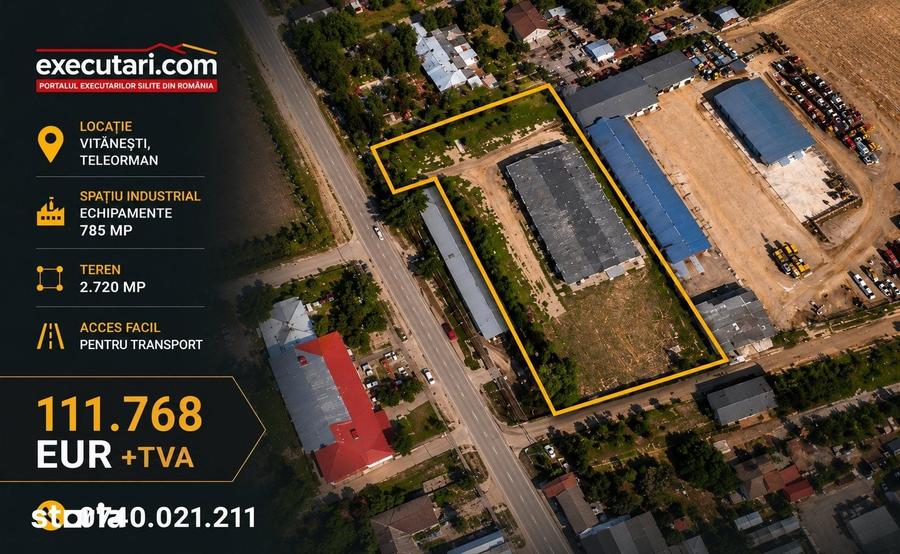 Spațiu comercial, de 785 mp, în Vitănești