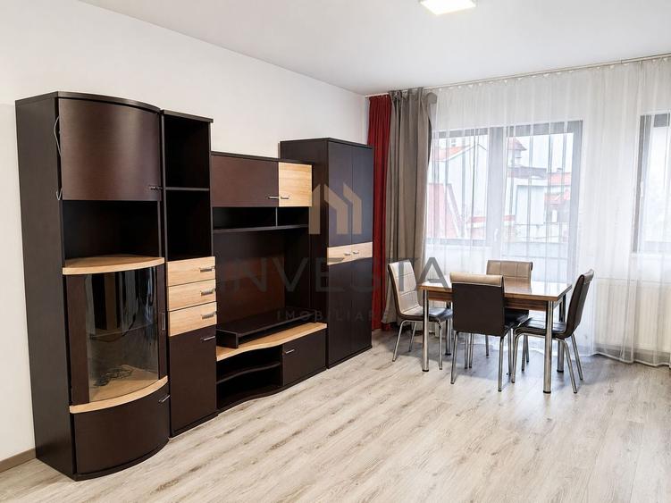 Apartament cu 2 camere semidecomandat, mobilat în Central