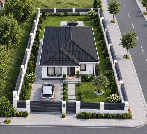 Casă individuală cu 3 camere cu Teren 507 Mp în Bucovăț (Remetea Mare)