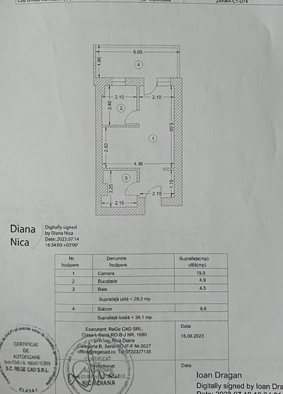 Garsonieră semidecomandată în Theodor Pallady