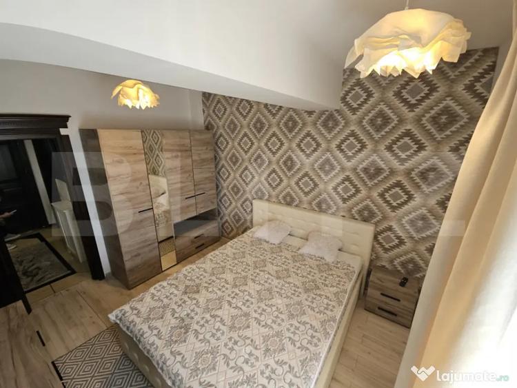 Apartament cu 2 camere semidecomandat, mobilat în Moara de foc