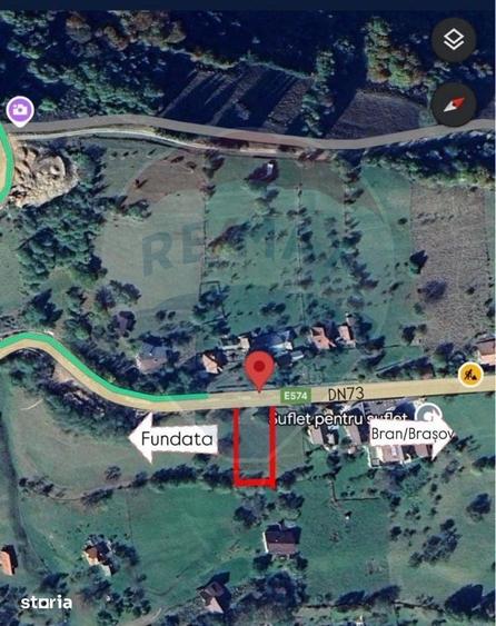 Teren intravilan |Moieciu de Jos| str. Principala| - 1