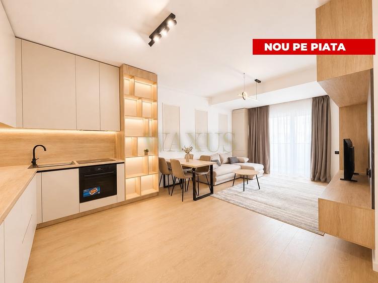 Apartament cu 2 camere semidecomandat, mobilat în Florești