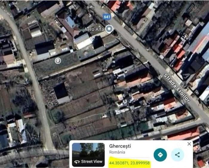 Teren de 800 mp, în Ghercești