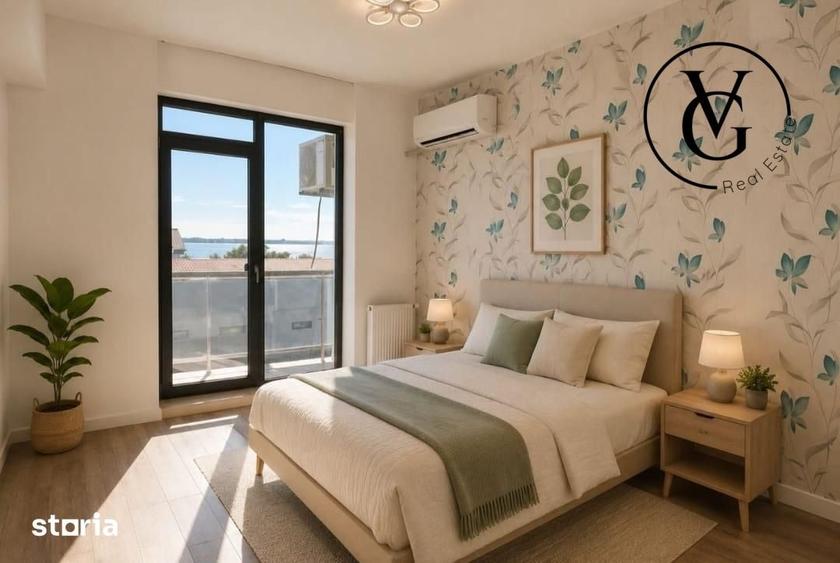 Apartament 2 camere vedere laterala | parcare securizata - Mamaia Sat - 5