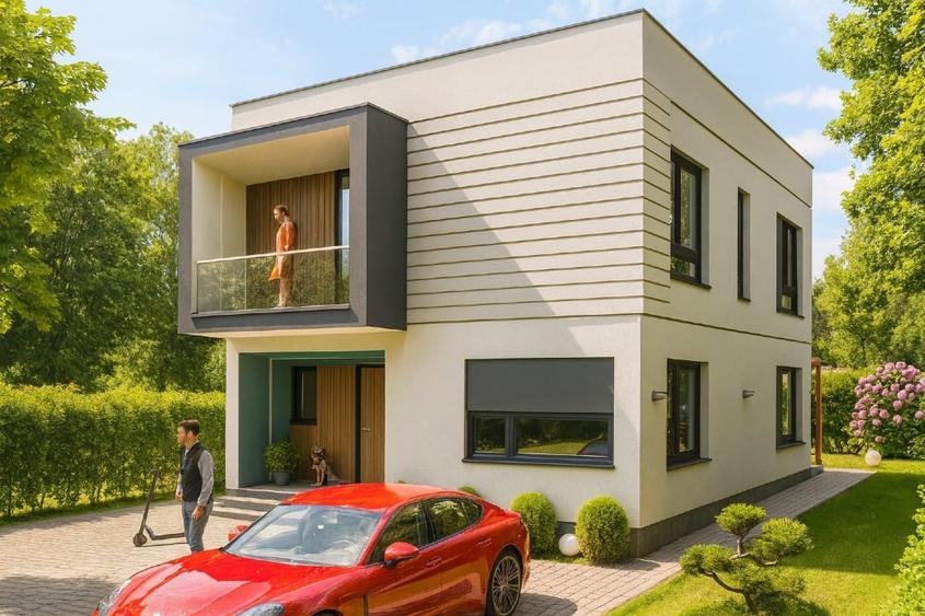 Casă individuală cu 4 camere cu Canalizare în Goranu