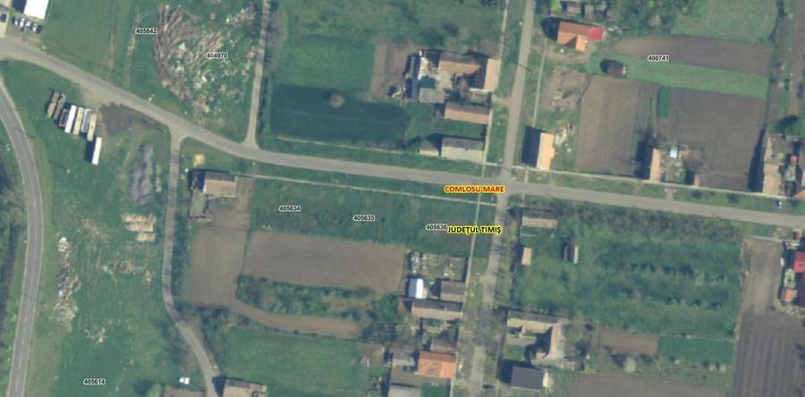 Teren Construcții intravilan de 981 mp, în Comloșu Mare