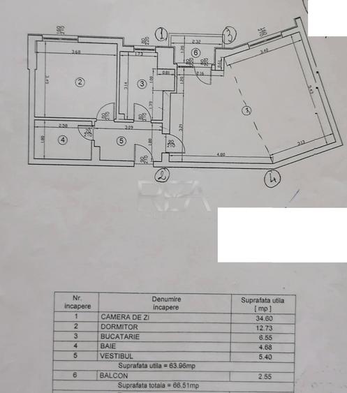 Apartament cu 3 camere semidecomandat, mobilat în Decebal