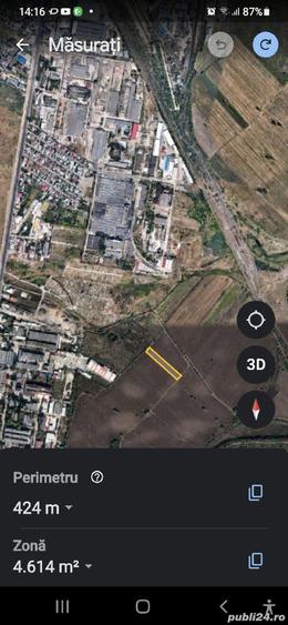 Teren de 3765 mp, în Jilava