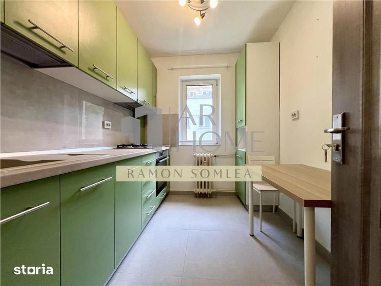Apartament cu 2 camere decomandat, mobilat în Mihai Bravu