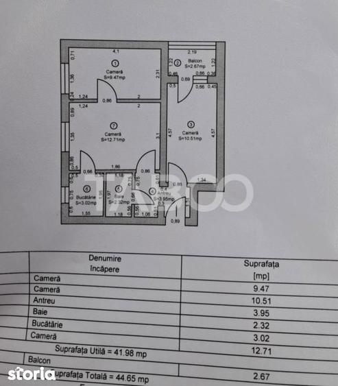 Apartament cu 3 camere semidecomandat, mobilat în Țiglari