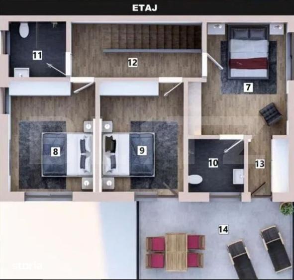 Oportunitate! Casa duplex in Corusu 121 mp utili | 160.000 - 16