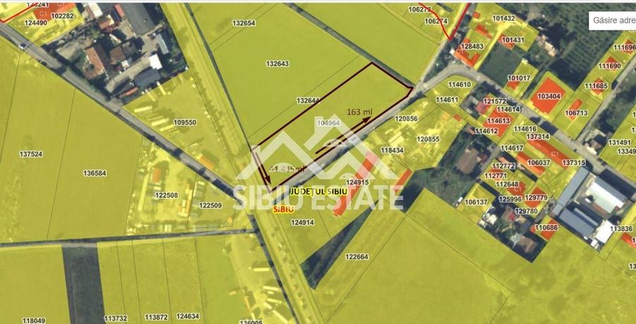 Teren Construcții intravilan de 6300 mp, în Exterior Nord