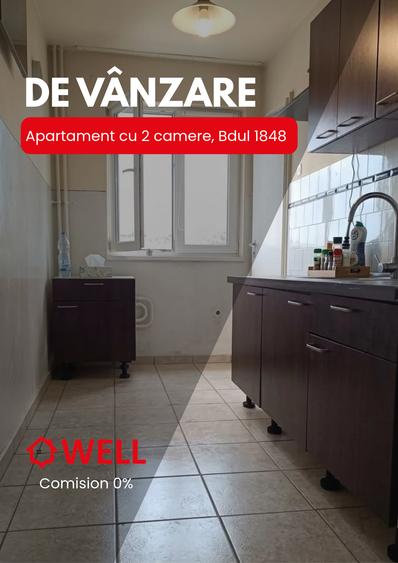 Apartament cu 2 camere decomandat în Dâmbu Pietros