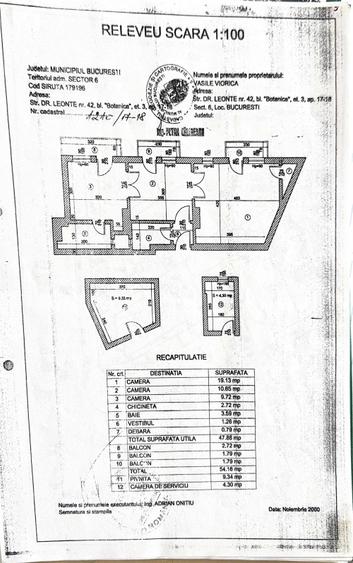 Apartament cu 2 camere decomandat în Cotroceni