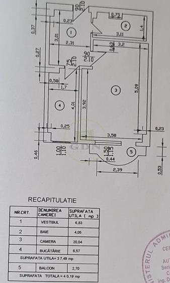 Investiție cu potențial | Garsonieră decomandată 40 mp | Lujerului - 6