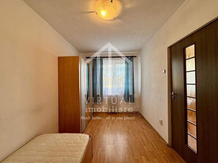 Apartament cu 3 camere semidecomandat în Hipodrom 3