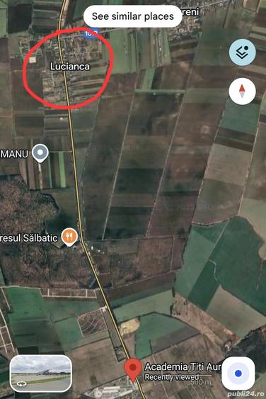 Teren de 590 mp, în Lucianca