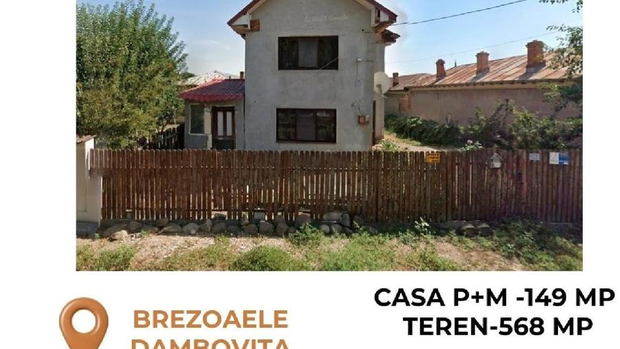 Casă individuală cu 5 camere cu Teren 568 Mp în Brezoaele