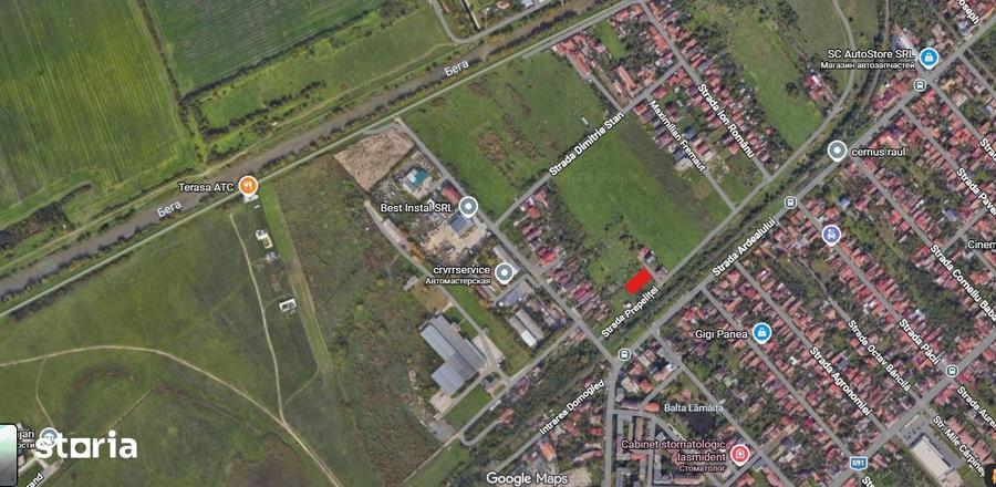 COMISION 0%, Teren Intravilan, 651mp, 16 ml Front, Freidorf, Timisoara - 2