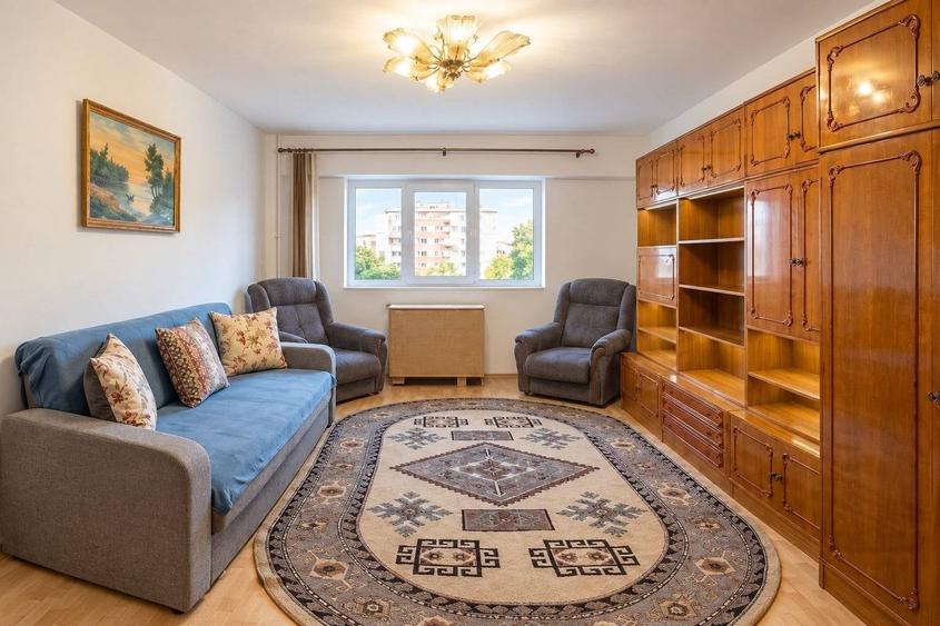 Apartament cu 2 camere decomandate, 52mp, etaj intermediar, finisat, mobilat si utilat, in zona Intr - 2