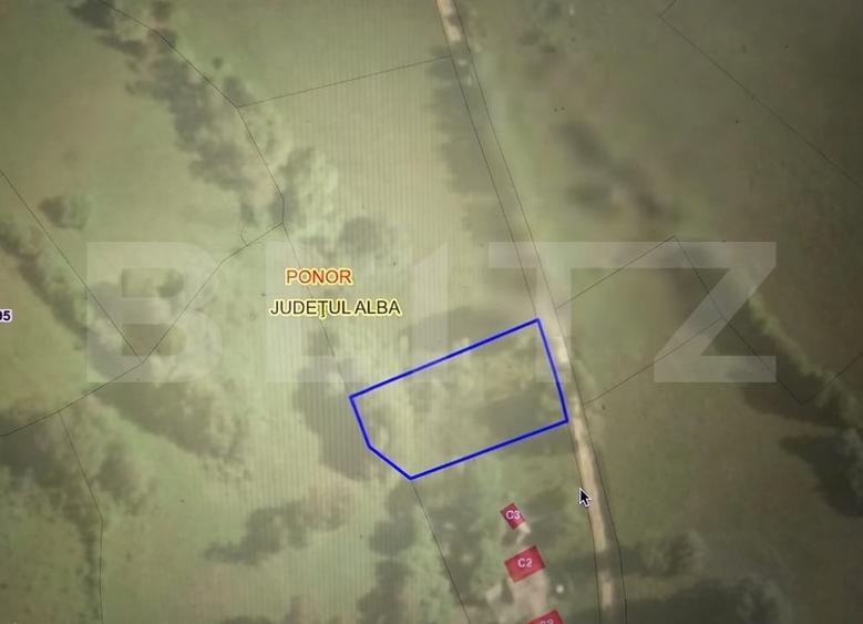 Teren Construcții de 1132 mp, în Ponor