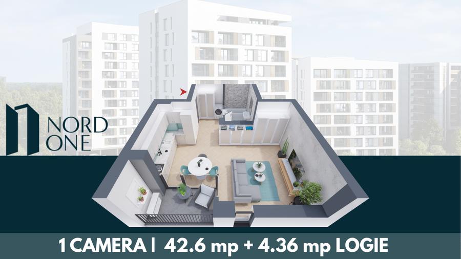 Apartament cu 2 camere semidecomandat în Torontalului — fotografia 1