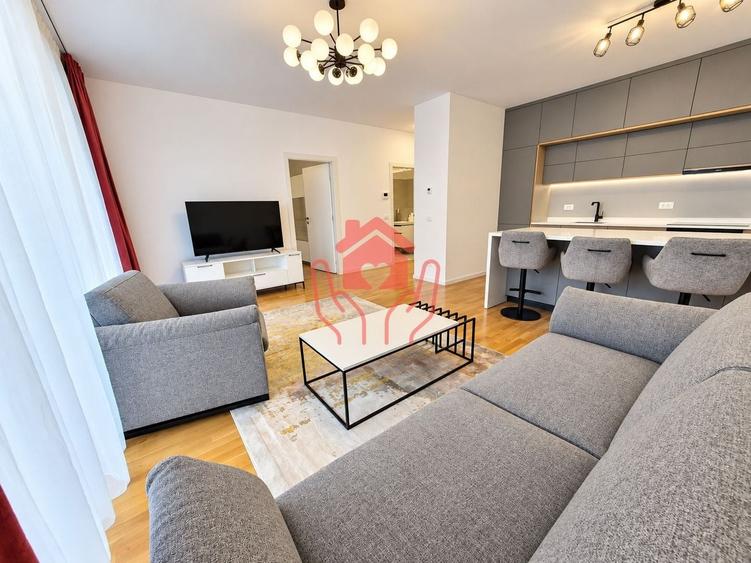 Apartament cu 2 camere decomandat, mobilat în Băneasa